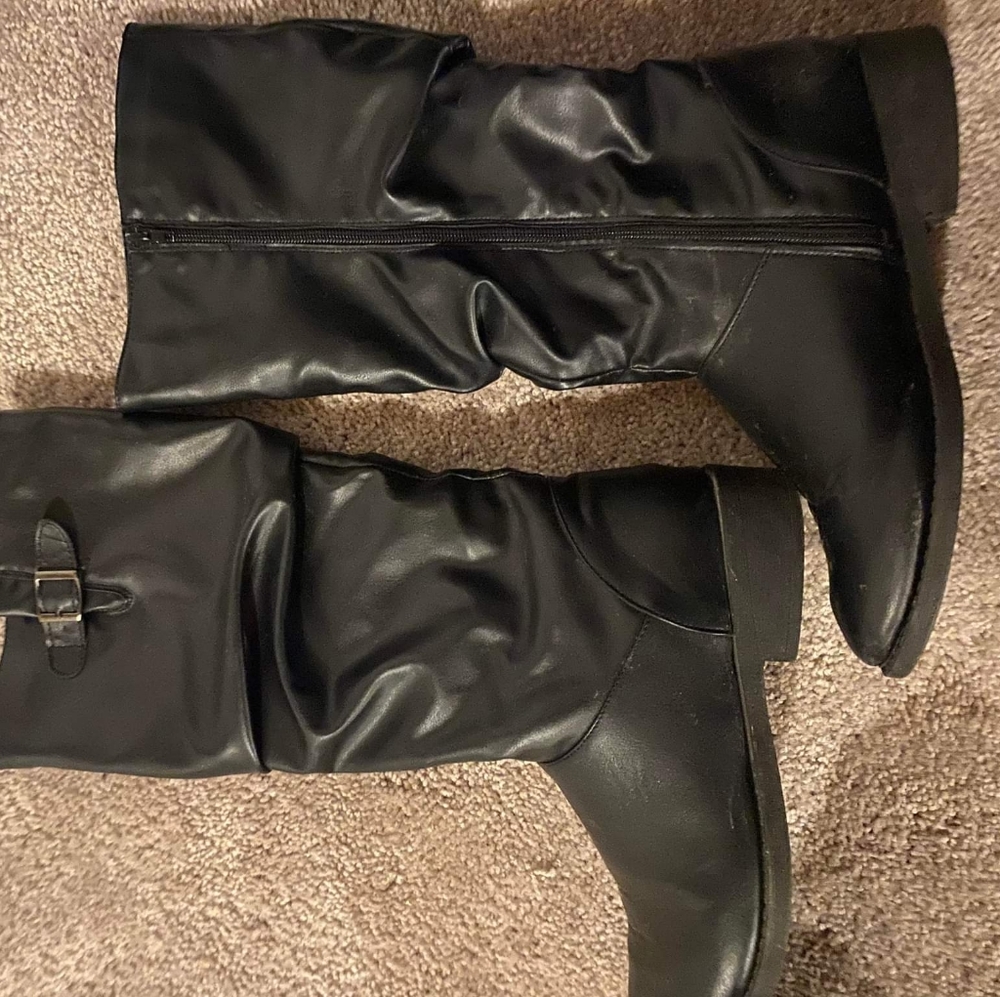 Black boots